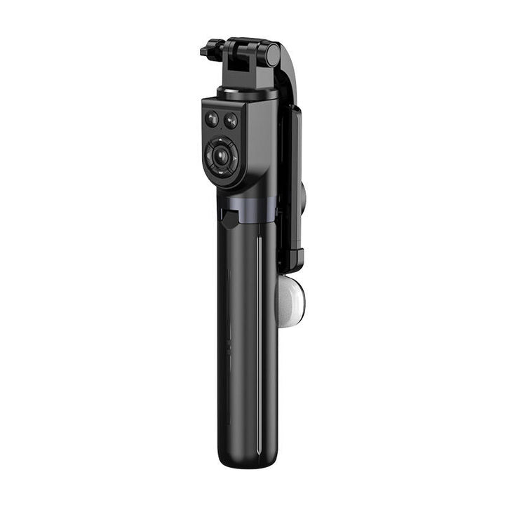 Premium Foldable Selfie Stick with Bluetooth Remote & LED Light | Extendable 71 cm | 360° Rotatable | Portable Mobile Phone Selfie Stick